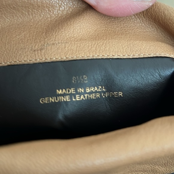 Talbots New Carmel color boots with 3 1/2" heel. These are gorgeous boots! - Picture 8 of 9